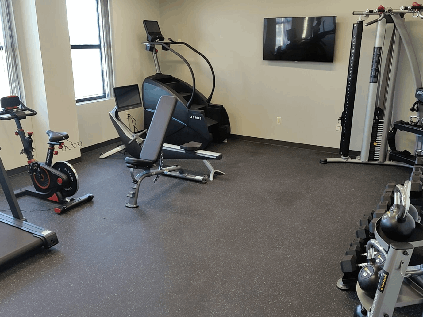 commercial gym flooring in Houston